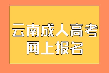 云南成人高考網(wǎng)上報名