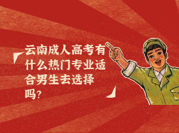 云南成考 云南成考男生選熱門專業
