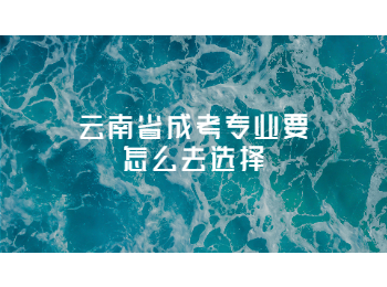 云南成考 云南省成考專業(yè)