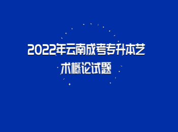 云南成考專升本藝術(shù)概論 云南成考
